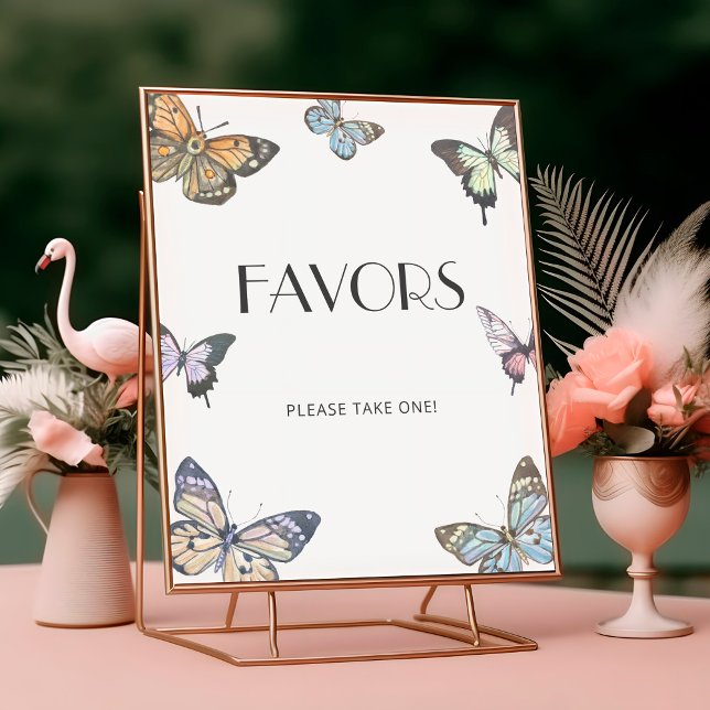 Kleine Butterfly-Baby-Duschfavoriten Poster (Von Creator hochgeladen)