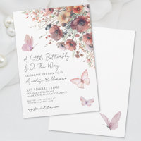 Kleine Butterfly Wildblume Fall Baby Dusche