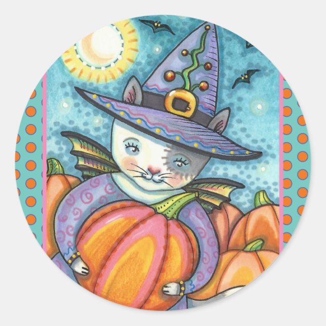 KLEINE BVT KÜCHE, NIEDLICH UND FARBIG RUNDER AUFKLEBER (Vorderseite)