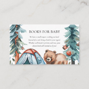 Kleine Camper Forest Babydusche Begleitkarte