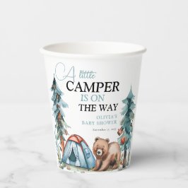 Kleine Camper Forest Babydusche Pappbecher
