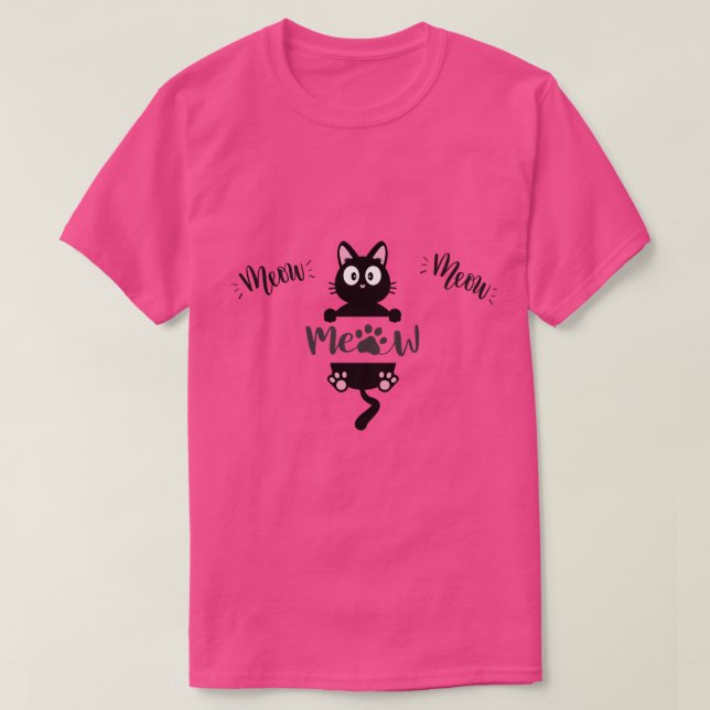 Kleine CAT-Stimme und lustige CAT T-Shirt (Design vorne)