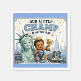 Kleine Champ-Babyparty Basketball Serviette