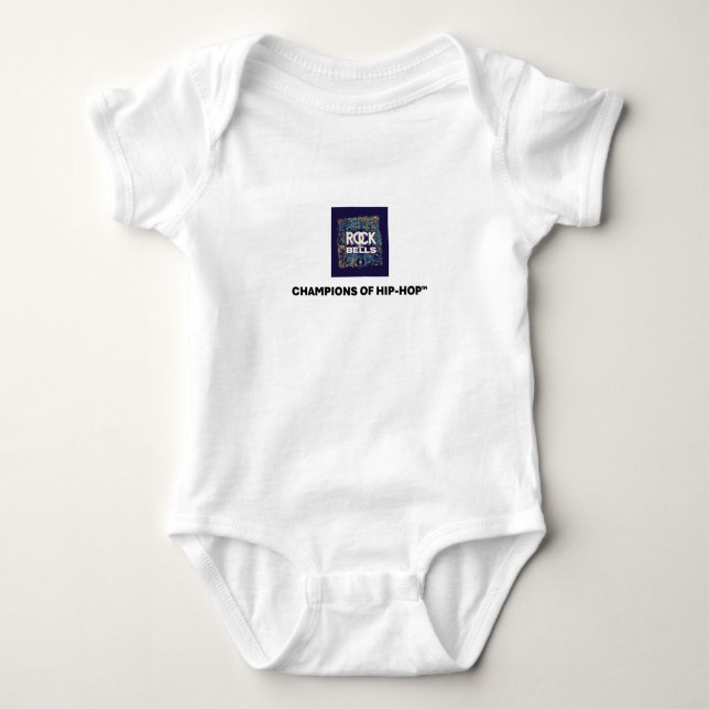 KLEINE CHAMPIONEN DES ANGESAGT-HOP Baby Bodysuit Baby Strampler (Vorderseite)