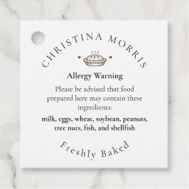 Kleine Chargen Bäckerei Torte Personalisierte Alle Geschenkanhänger