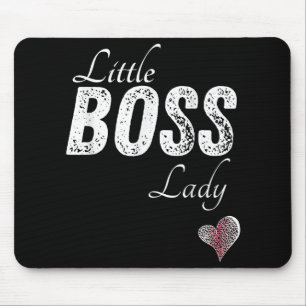 Kleine Chefin Baby Kinder Kleinkind Mädchen Kurzar Mousepad