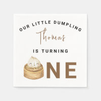 Kleine Chinesische Dumpling erste Geburtstagsparte