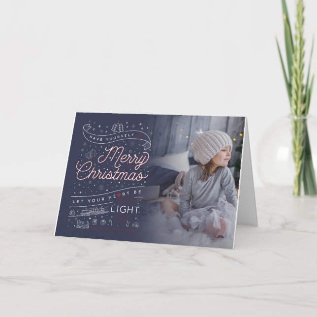 KLEINE CHRISTMAS / Faltkarte Karte (Vorderseite)