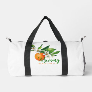 Kleine Citrus-Mama-Feierdruck-Cut-Sew-Hand Duffle Bag