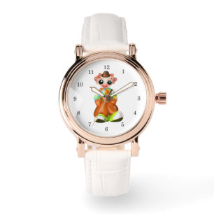 Kleine Clown-Uhr Armbanduhr