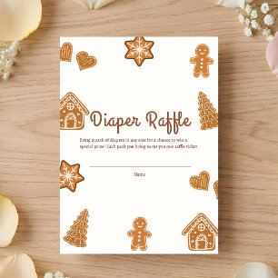 Kleine Cookie Lebkuchen-Baby-Party Begleitkarte