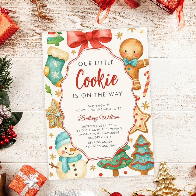 Kleine Cookie Weihnachtsdusche Einladung (Von Creator hochgeladen)