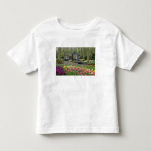 Kleine Cottage-Blumenhandlung, Keukenhof-Gärten, Kleinkind T-shirt