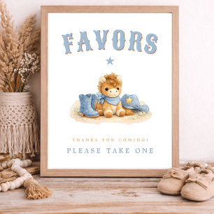 Kleine Cowboy-Baby-Party-Einweihungsfeier Partyges Poster