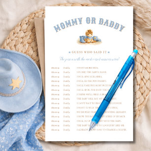 Kleine Cowboy-Baby-Party-Spiel Errate Wer Es Gesag
