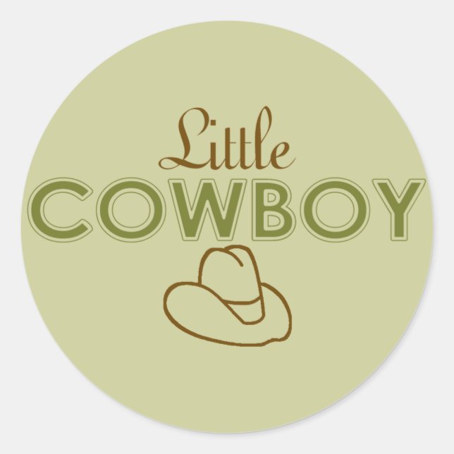 Kleine Cowboy Stickers (Vorderseite)