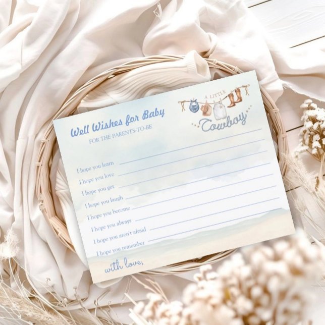 Kleine Cowboy Western Babydusche wünscht sich (Von Creator hochgeladen)