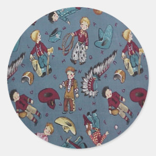 Kleine Cowboys Spaß Stickers