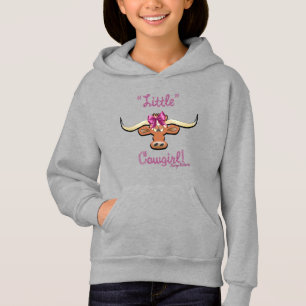 Kleine Cowgirl, einsame Kuh Hoodie