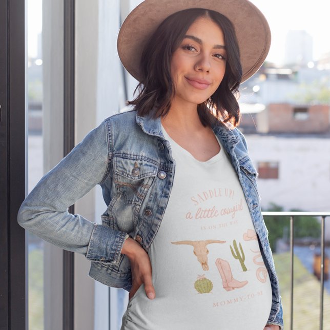 Kleine Cowgirl Mommy zu sein T-Shirt (Von Creator hochgeladen)