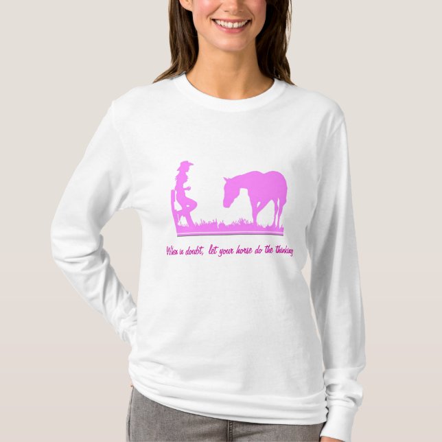 Kleine Cowgirlkleidung T-Shirt (Vorderseite)