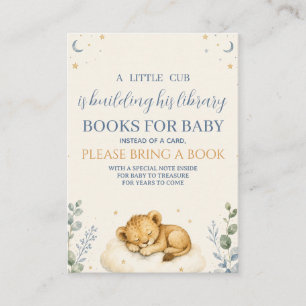 Kleine Cub-Bücher für Baby Begleitkarte
