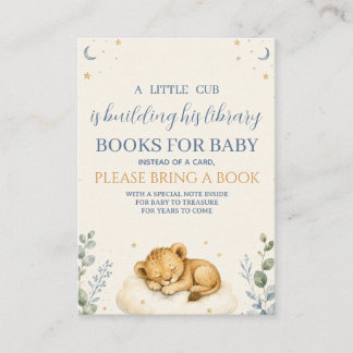 Kleine Cub-Bücher für Baby Begleitkarte