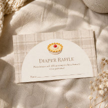 Kleine Cutie Pie Kirsch Gingham Baby Windel Raffle