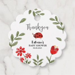 Kleine Damenkäfer ist auf dem Weg Mädchen Dusche Geschenkanhänger