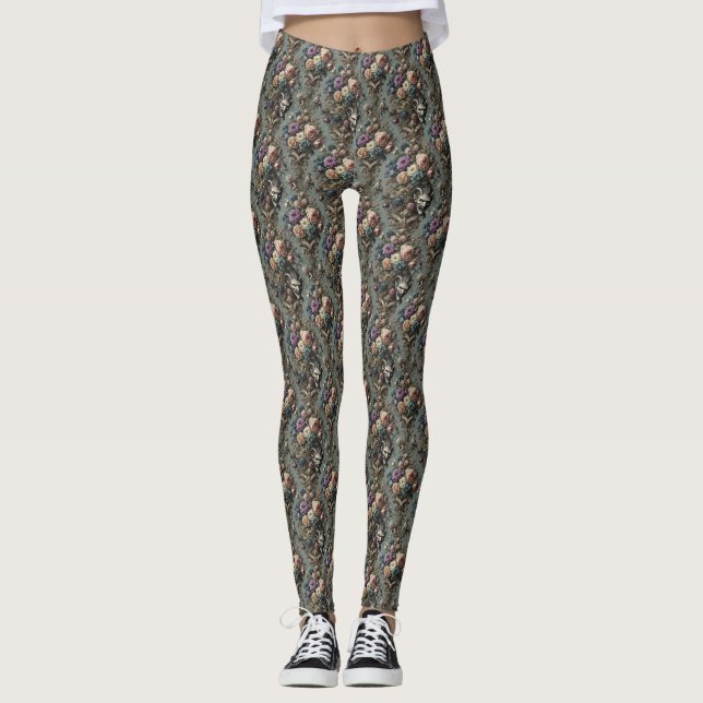 Kleine Dämonen wagen sich zu träumen - Gotisches D Leggings (Vorderseite)