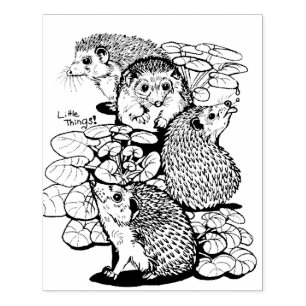 Kleine Dinge Igel Gummistempel