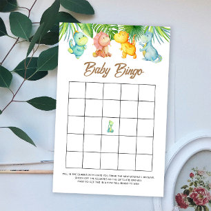 Kleine Dinosaurier Baby Bingo Spiel