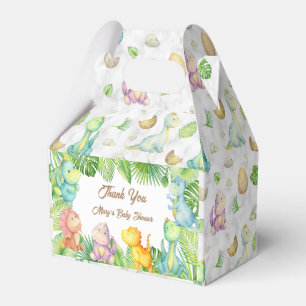 Kleine Dinosaurier-Baby-Party Geschenkschachtel