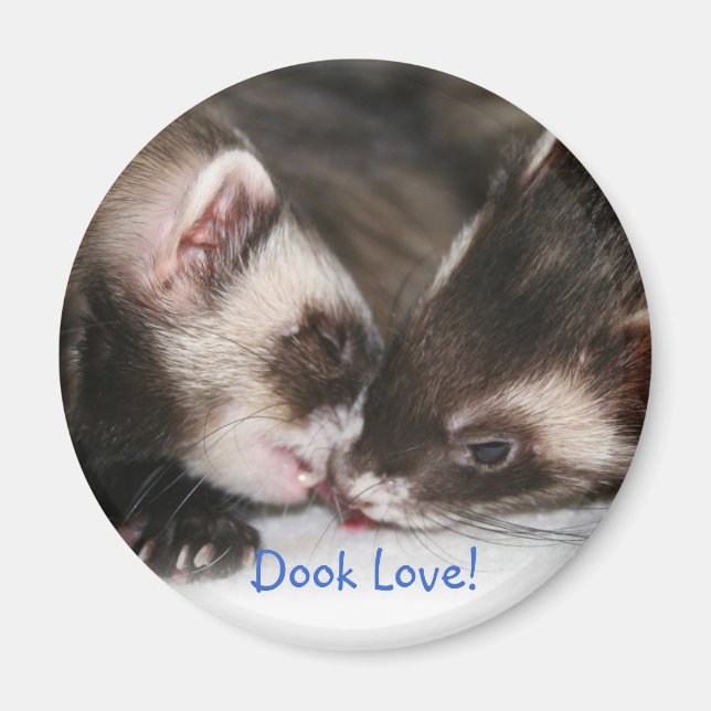 Kleine Dooks "Dook Liebe" Magnet (Vorne)