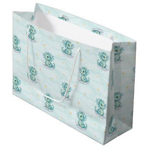 Kleine Drache Baby Shower Große Geschenktüte