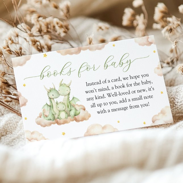 Kleine Drachenbücher für die Babyverpackungskarte Begleitkarte (Von Creator hochgeladen)