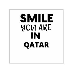 KLEINE DU LIEGST IN QATAR PERMASTEMPEL