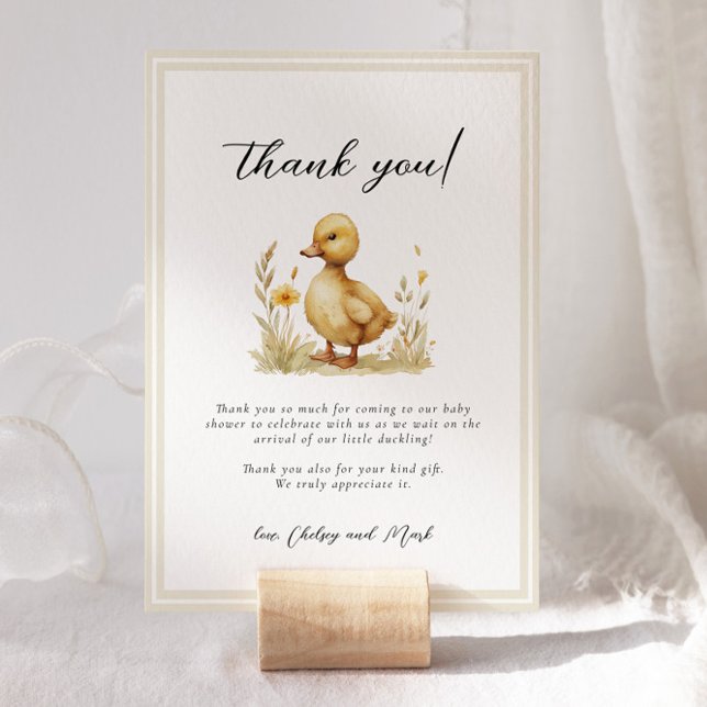 Kleine Duck Baby Shower Books für Baby Card (Von Creator hochgeladen)