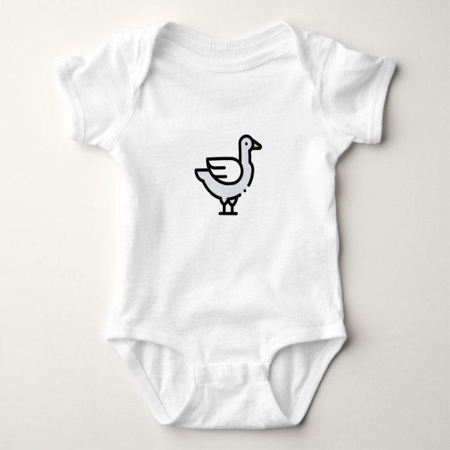 Kleine Duck Baby Strampler (Vorderseite)