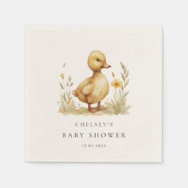 Kleine Duckling Babydusche Serviette