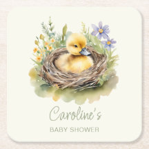 Kleine Duckling Duck Babydusche Personalisiert