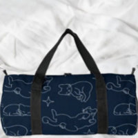 Kleine Duffeltasche für schlampige Katze - Katzenm