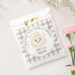 Kleine duftende Babydusche Danke, dass ihr gekomme Geschenktütchen