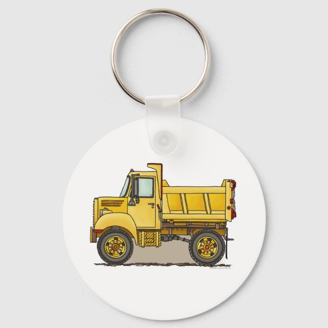 Kleine Dump-Truck-Schlüsselkette Schlüsselanhänger (Vorderseite)