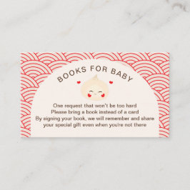 Kleine Dumpling Dim Sum Baby Dusche Begleitkarte