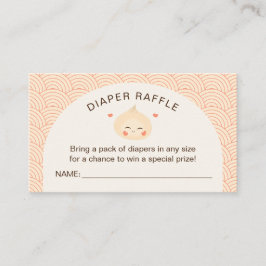 Kleine Dumpling Dim Sum Baby Dusche Begleitkarte