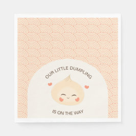 Kleine Dumpling Dim Sum Baby Dusche Serviette