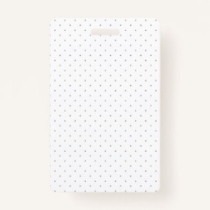 Kleine, dunkelgraue Plakate und Punkte in einem Ausweis