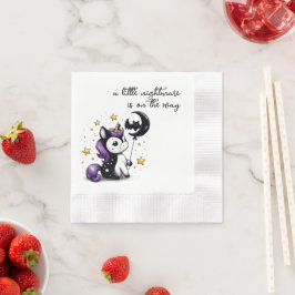 Kleine Einhorn-Babydusche Serviette