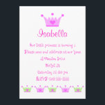 kleine Einladung der Prinzessin<br><div class="desc">kleine Prinzessin-Geburtstagsfeier</div>